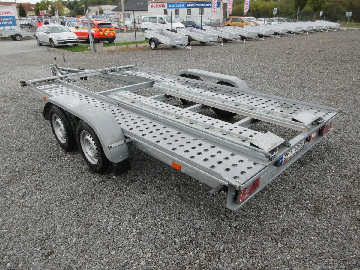 Ojetý přívěs pro přepravu aut PM 2,0T 3,95x2,00 - 4