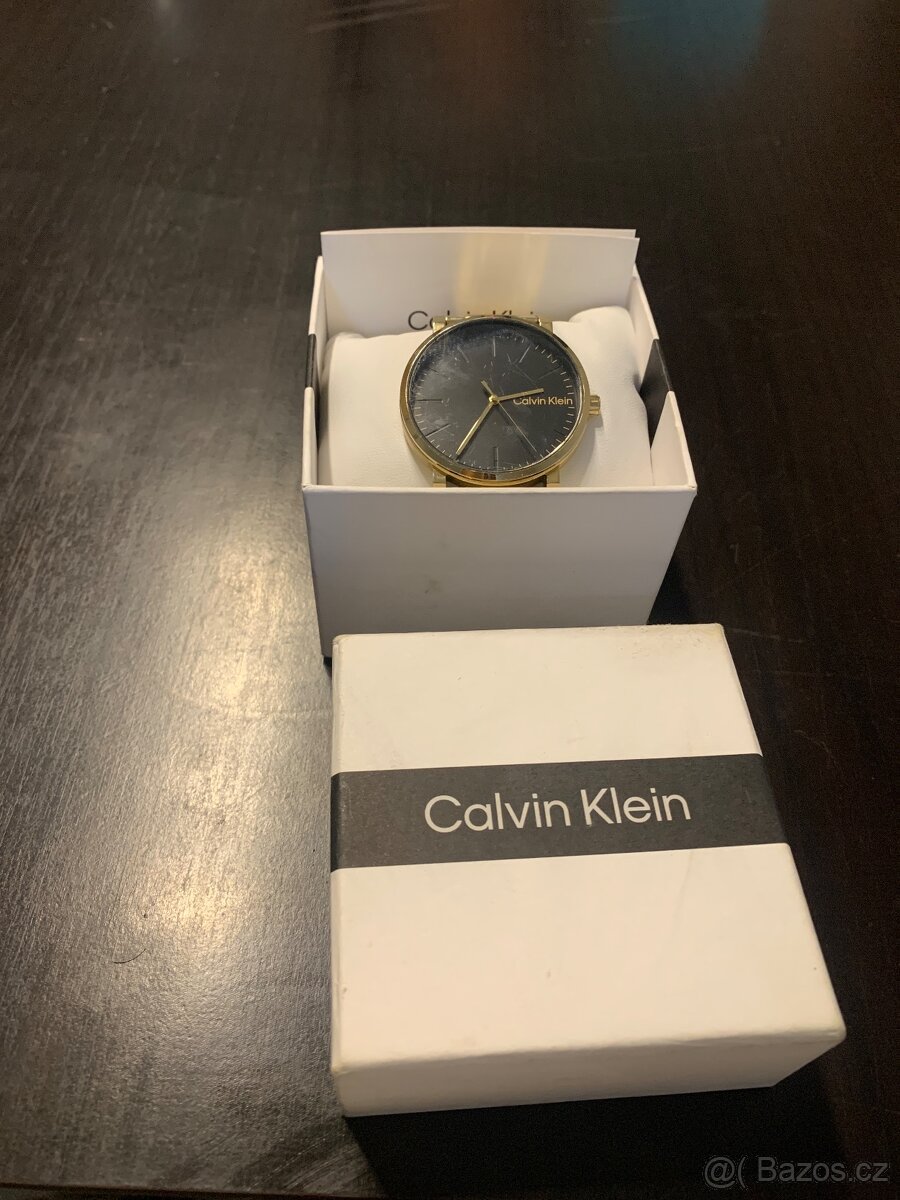 Pánské hodinky calvin klein pozlacené - 4