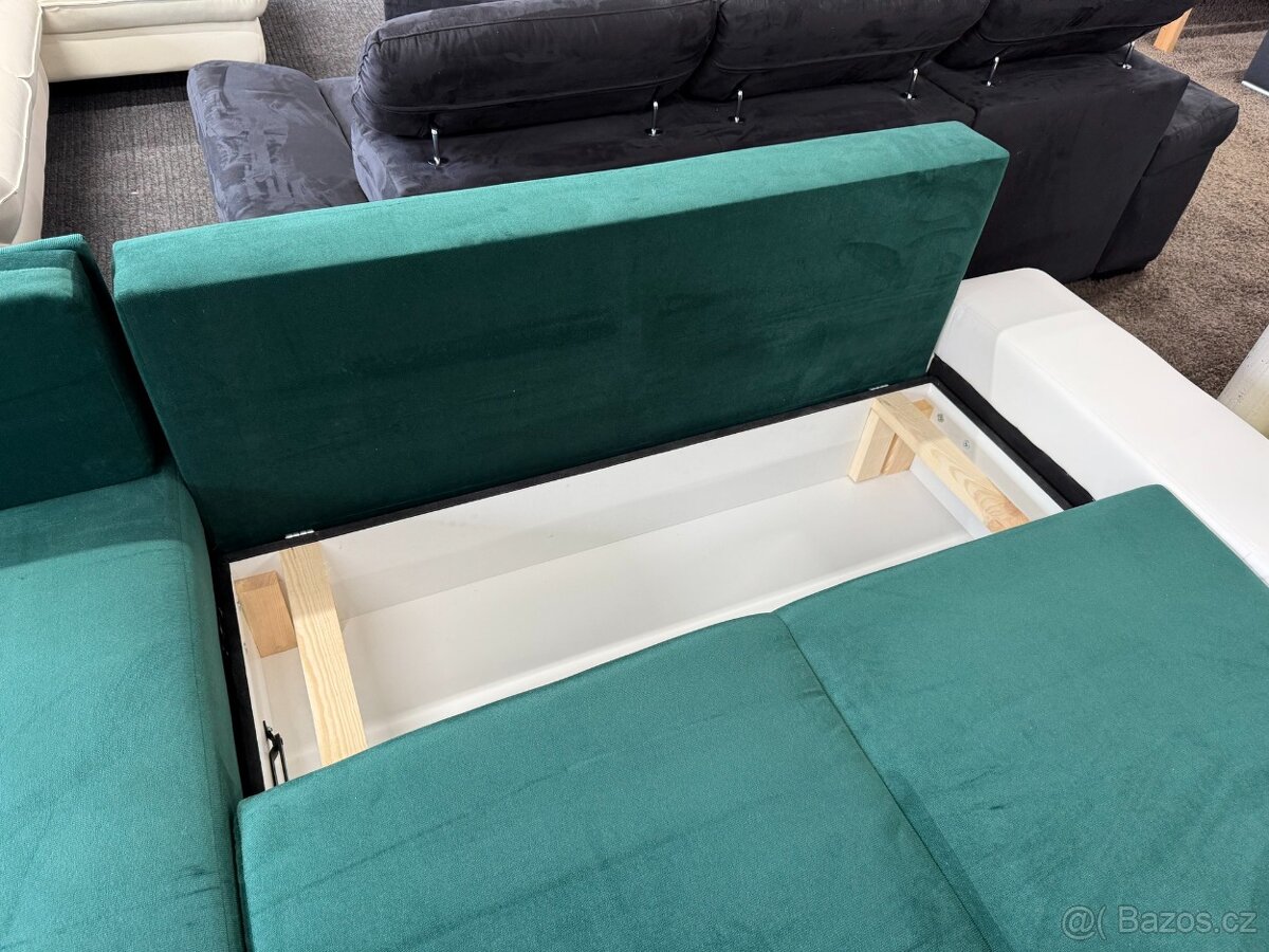 Sedací souprava rohová - rozkládací - NEPOUŽITÉ - 4