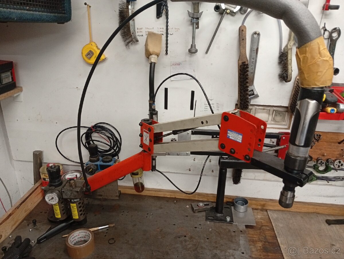 Závitořez pantograf elektrický, vzduchový. - 4