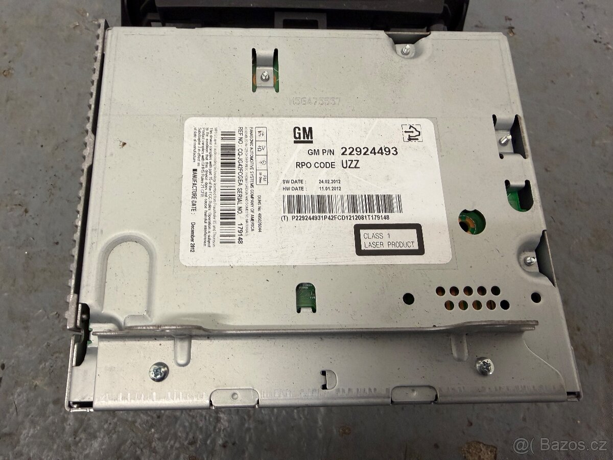 Opel Zafira C autorádio CD400 - 4