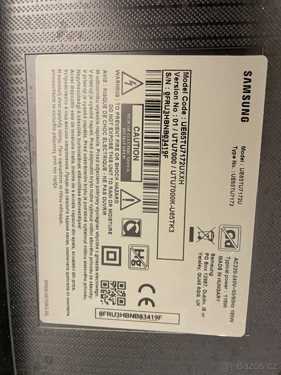 Smart TV SAMSUNG 65' - 4