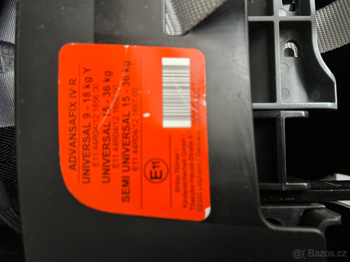 Autosedačka Römer 9-36kg - 4