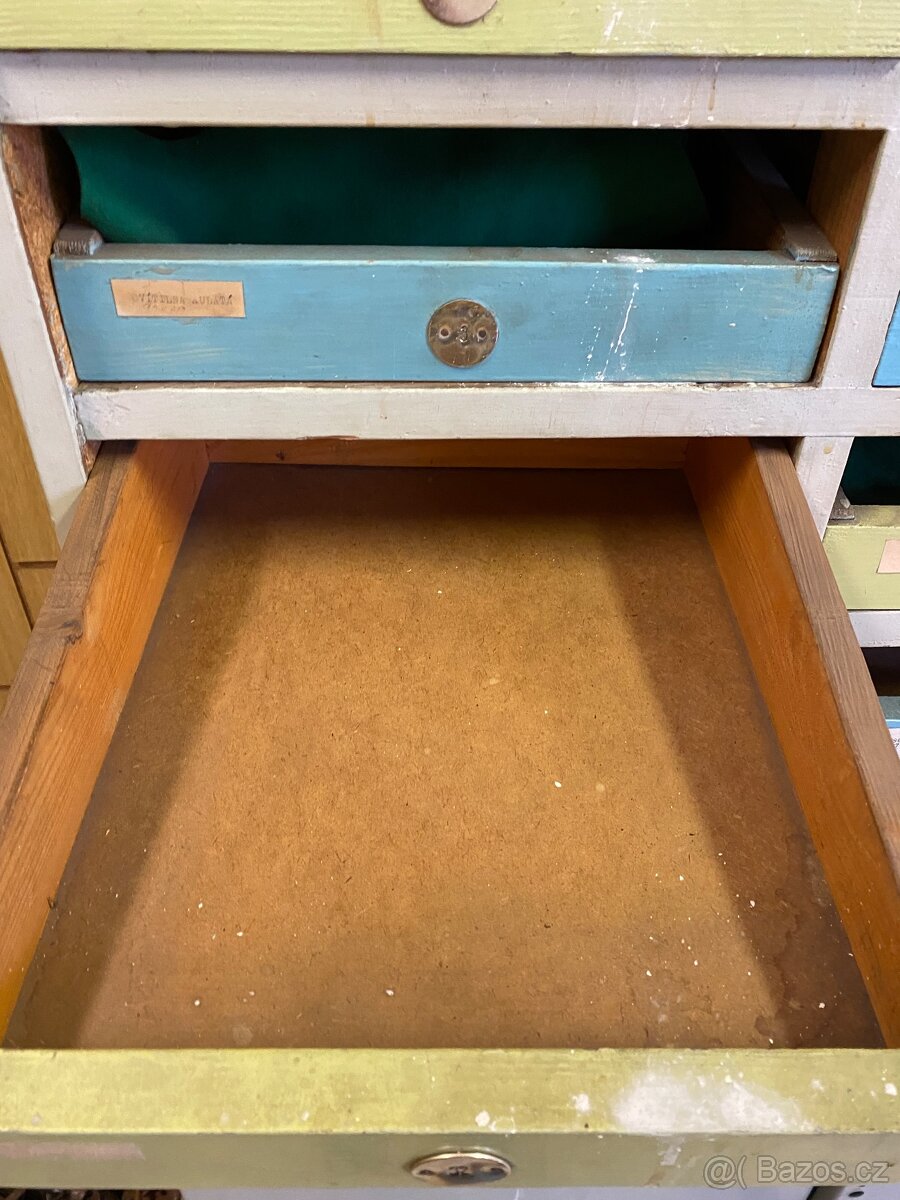 RETRO DŘEVĚNÁ KARTOTÉKA - 4