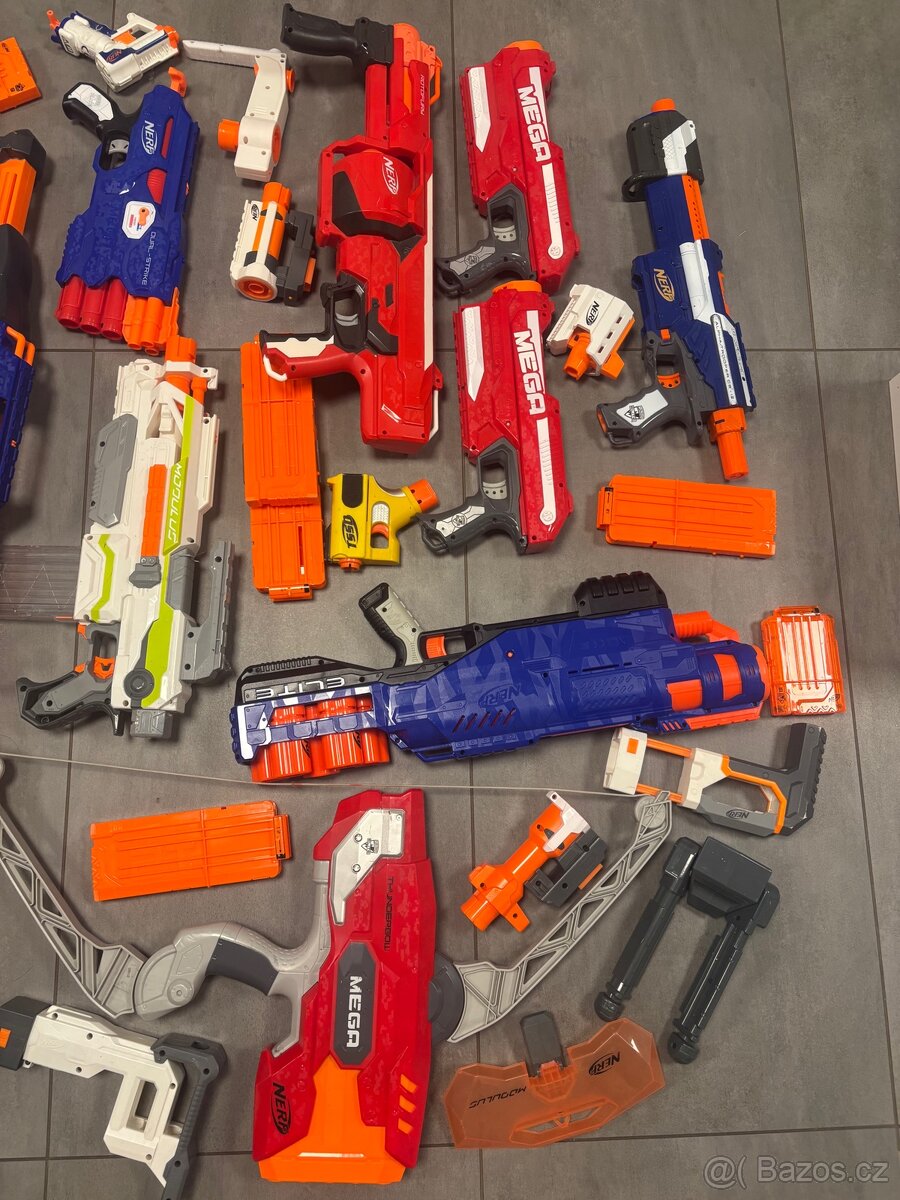 Sbírka Nerf zbraní - 4