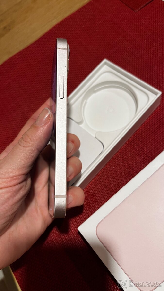 Prodám růžový iPhone 13mini 128GB-top stav - 4