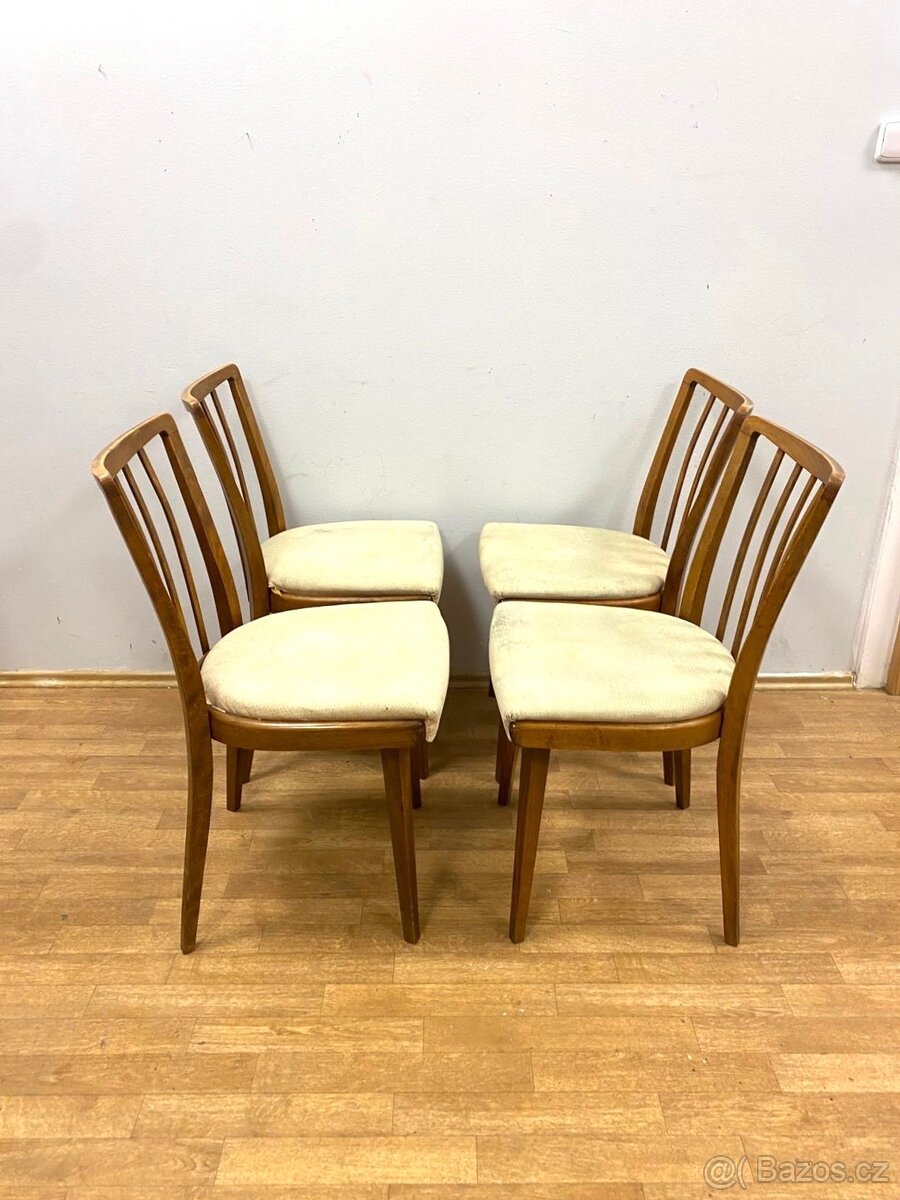 Retro židle TON 60. léta patina - 4