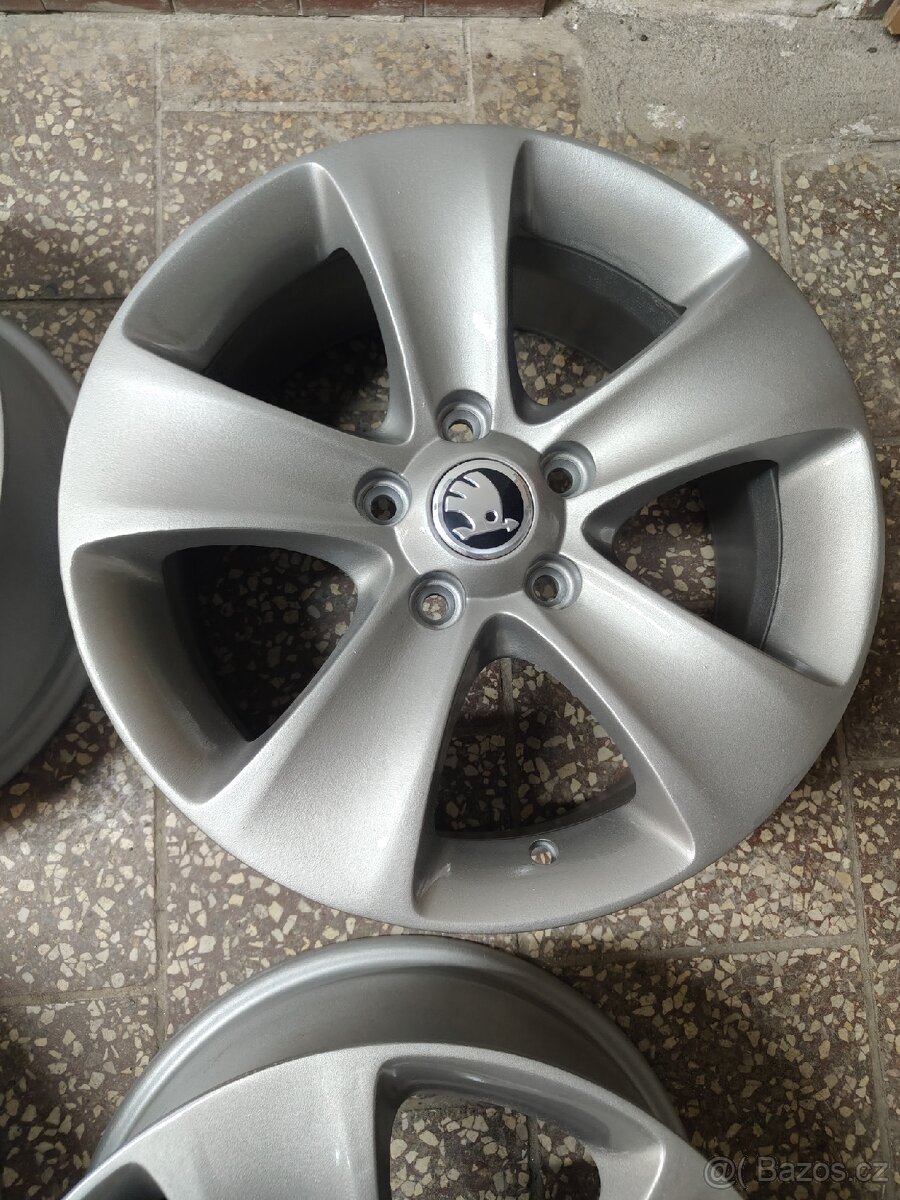 ALU disky originál Škoda 5x112 r16 (sada č.2) - 4