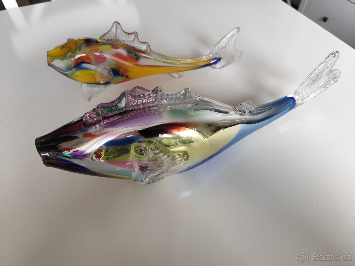 Hutní sklo ryby - 4