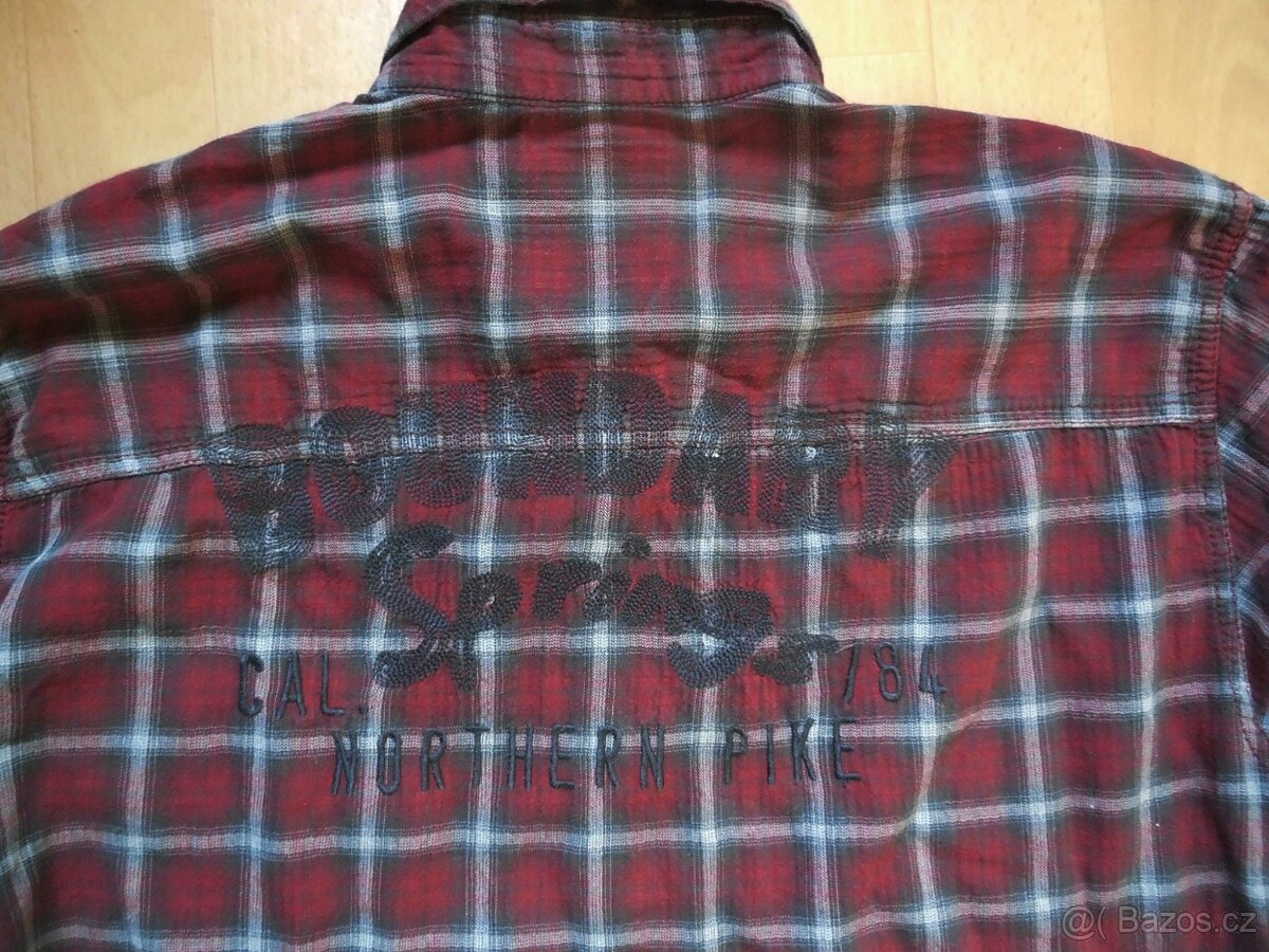 pánská S.Oliver kostka košile plátno, dl.roll-up ruk, XL-XXL - 4