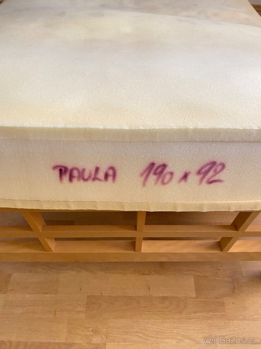 Jednolůžková postel,masiv - 4