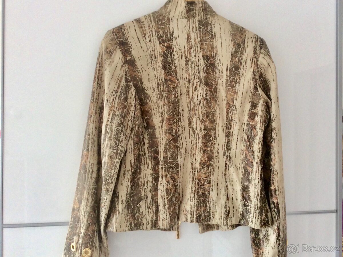 Dámská kožená bunda, vel. 38 - 40. - 4