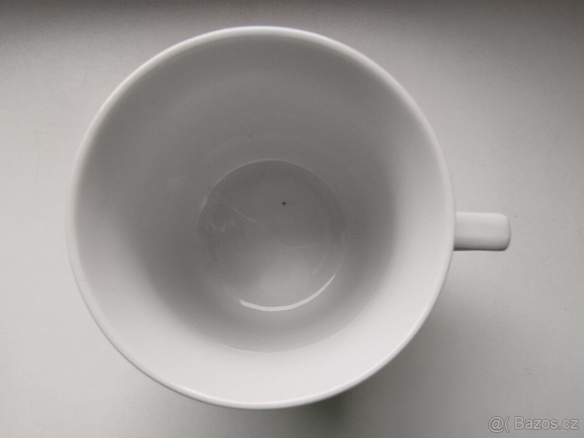 retro hrnek květy - 4