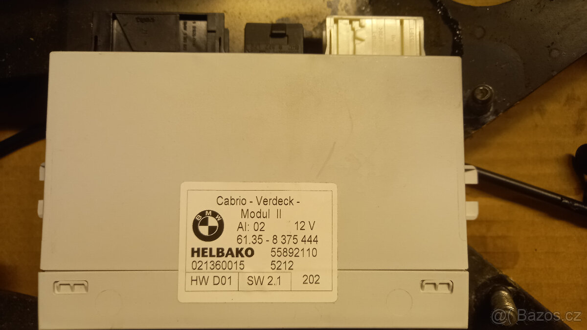 BMW E46 MOTORY STŘECHY CABRIO - 4