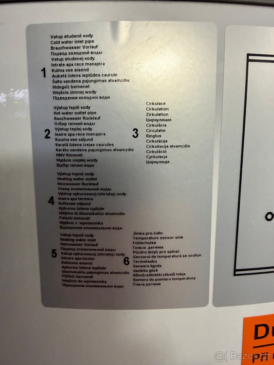 Ohřívač vody 200L - 4