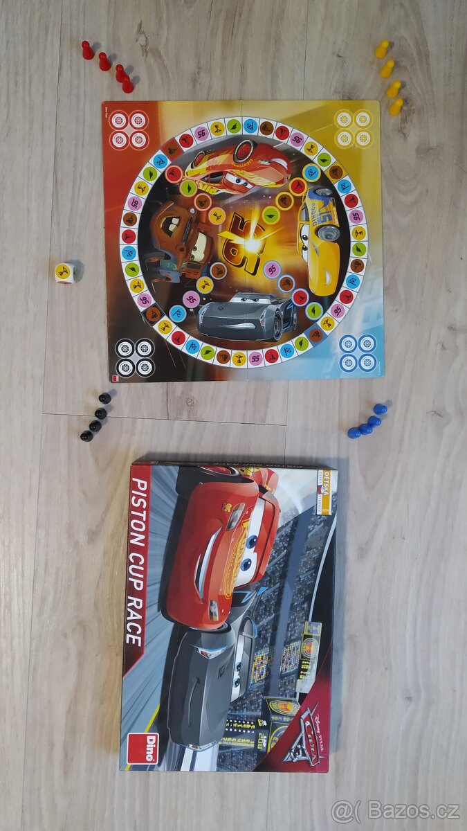 puzzle Blesk Mc Queen, dalsi auta, deskovka Mc Queen - 4