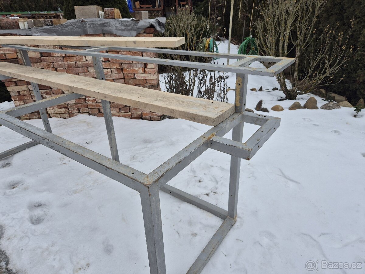 Pracovní stůl z jeklu - 4