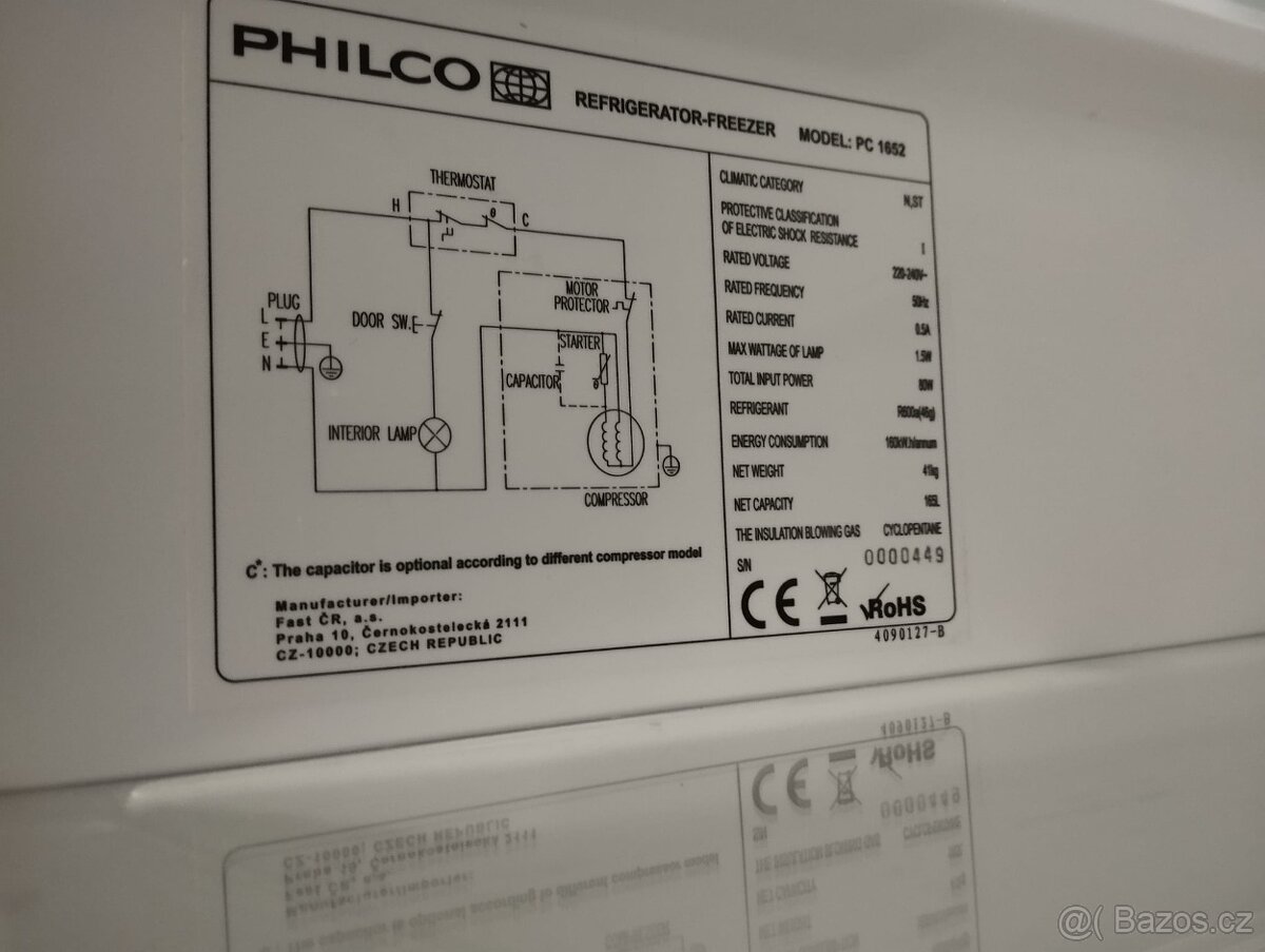 Lednice Philco - 4