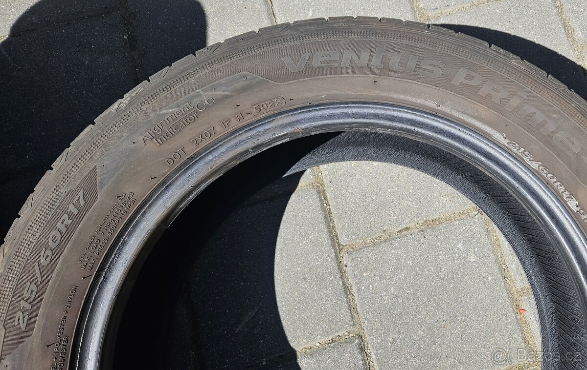 4ks Hankook Ventus Prime 3 - 215/60 R17 - 4