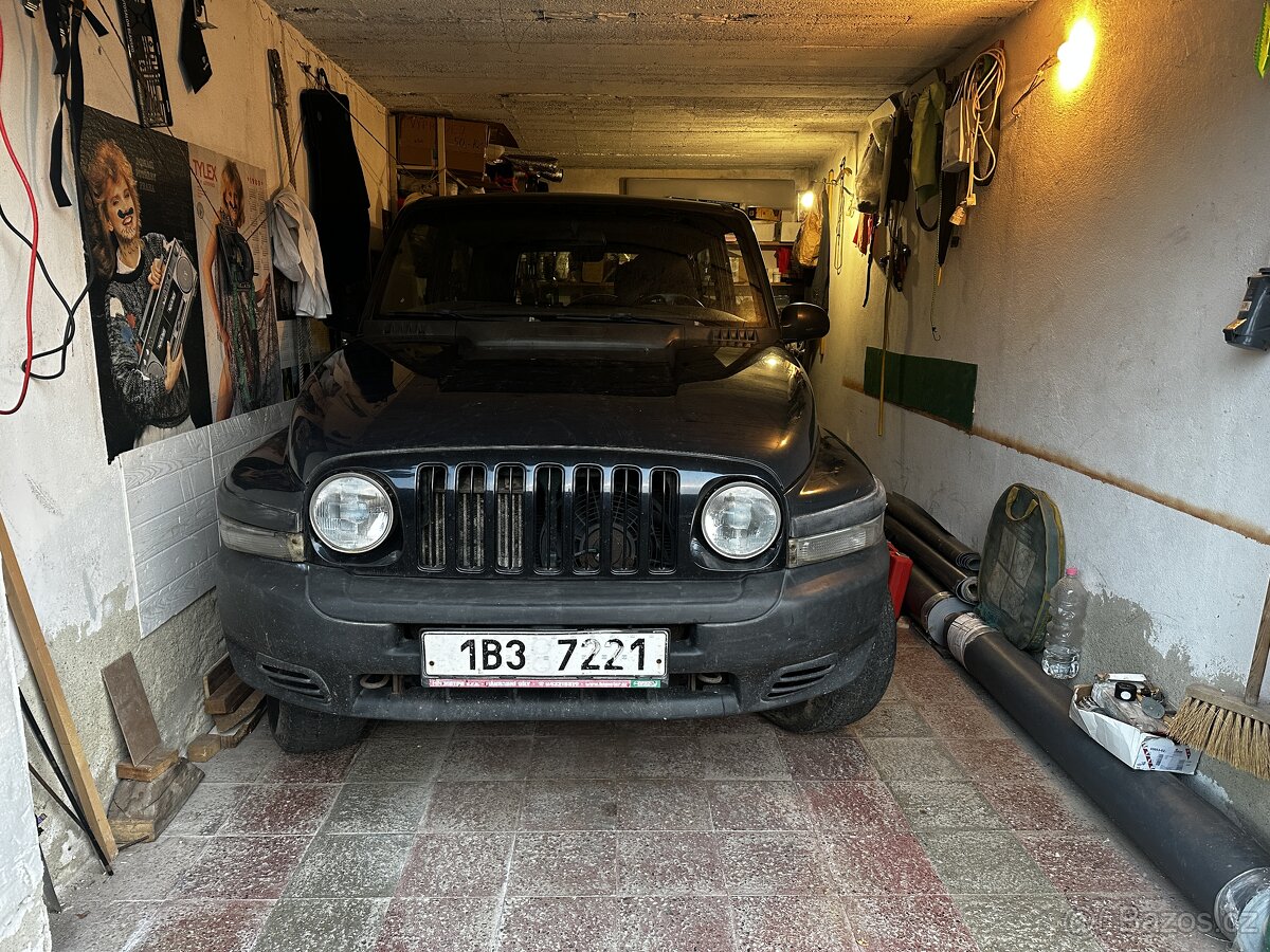 Korando 4x4, klima, tažné, jen 164 tkm, plně funkční