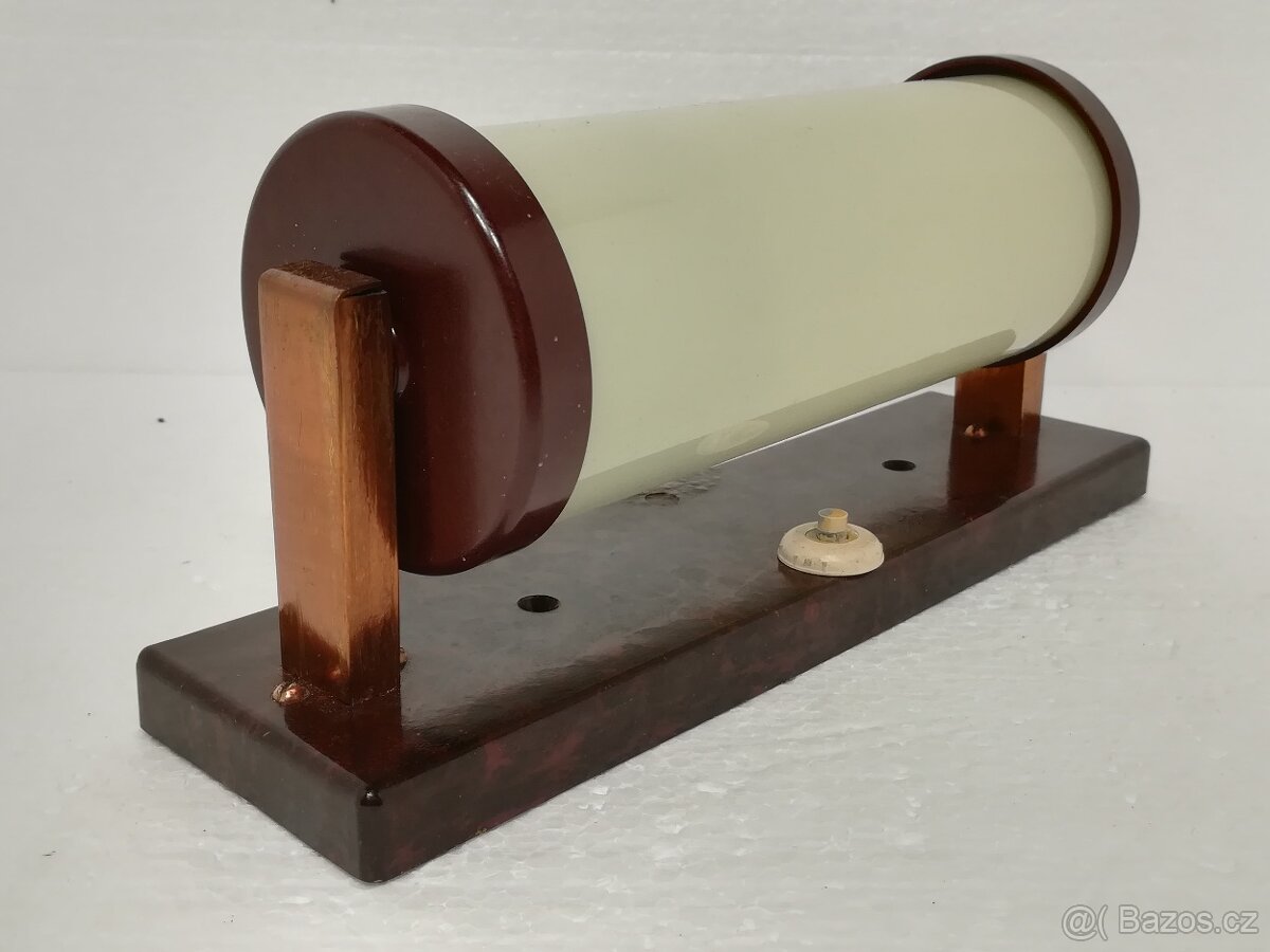Bakelitové nástěnné retro tubusové světlo - OK stav - 4