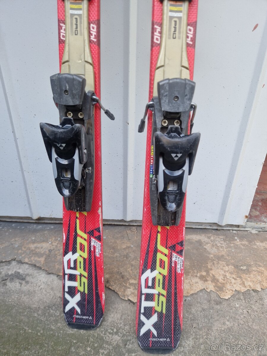 Lyžařské přeskové boty 25 + lyže 140cm - 4