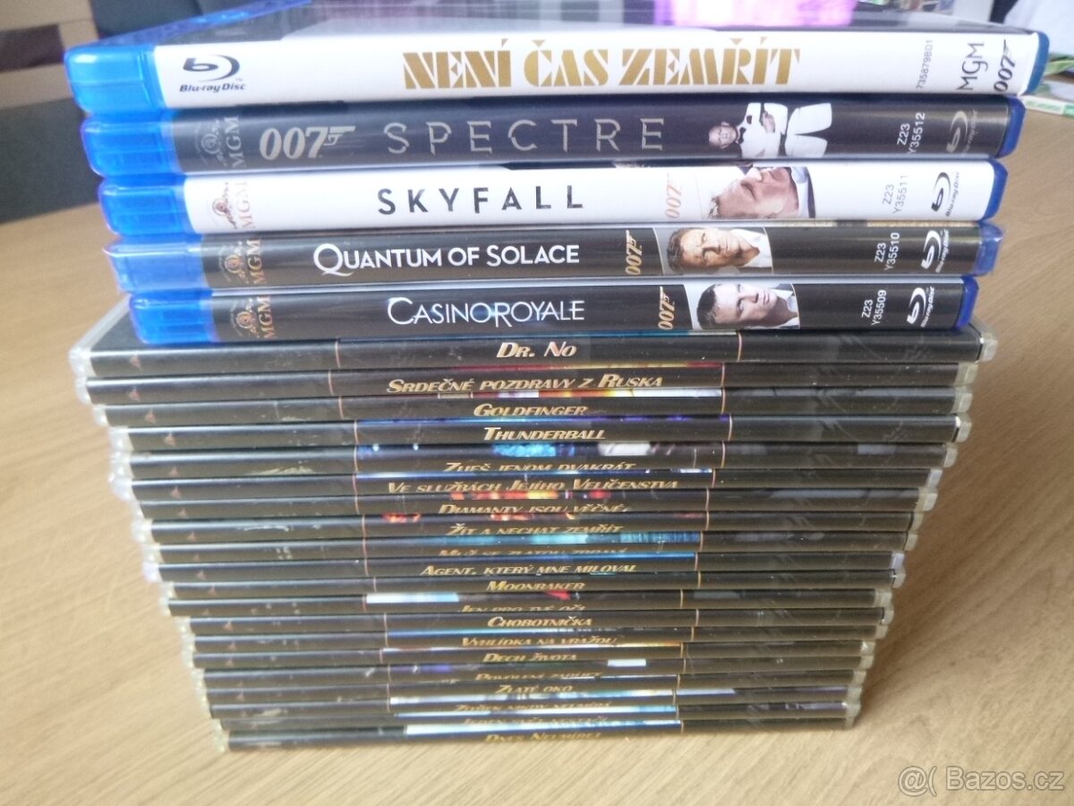komplet JAMES BOND 1-20 + 5x blu-ray (D.Craig) cz dabing - 4