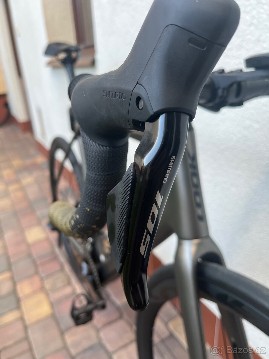 Prodám LOOK 765 Optimum Di2 (2024) Charcoal vel.L - 4