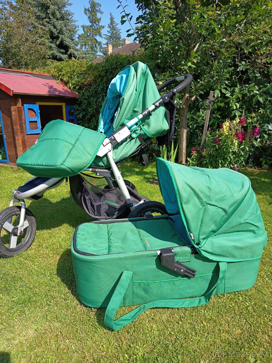 Kočárek kombinace - korba pro miminko + sporťák - 4