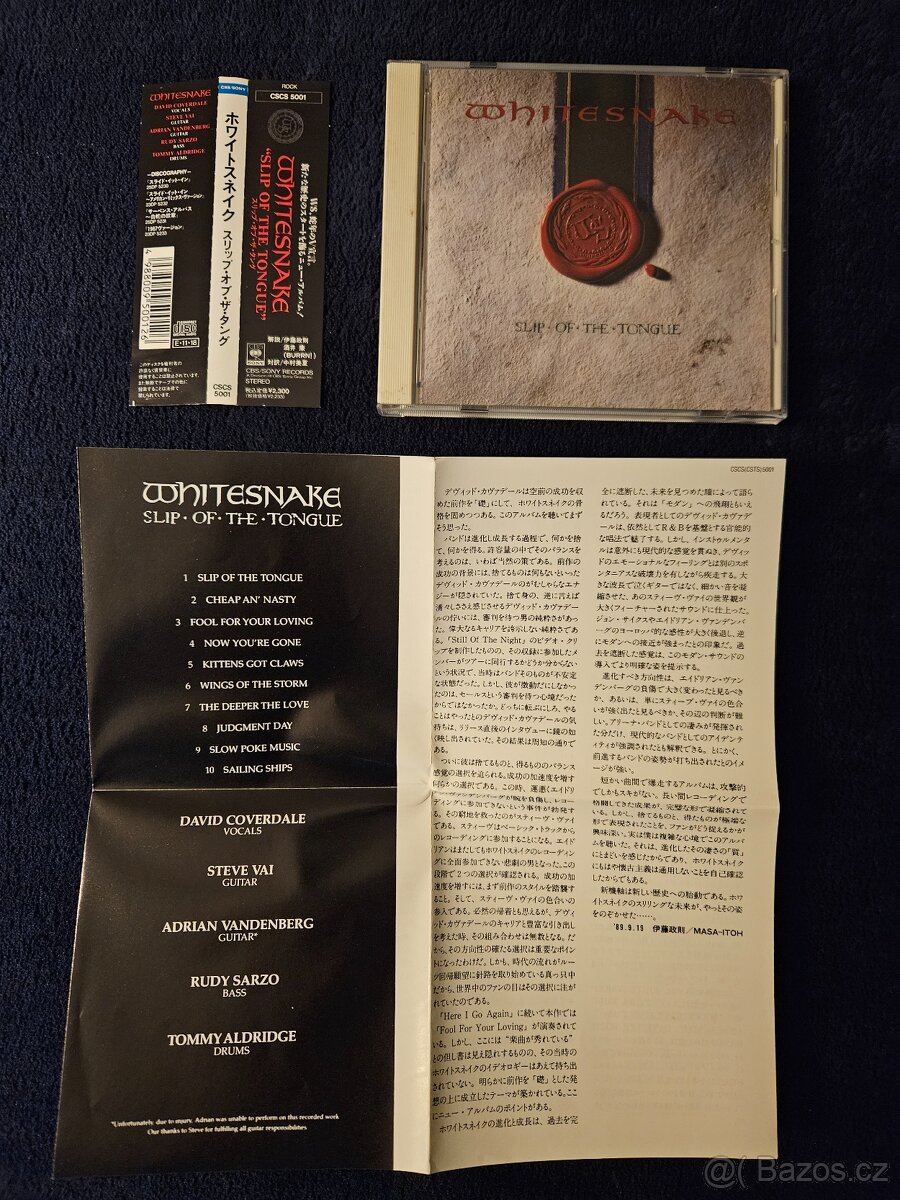 Japonská CDčka originál OBI rock metal - 4