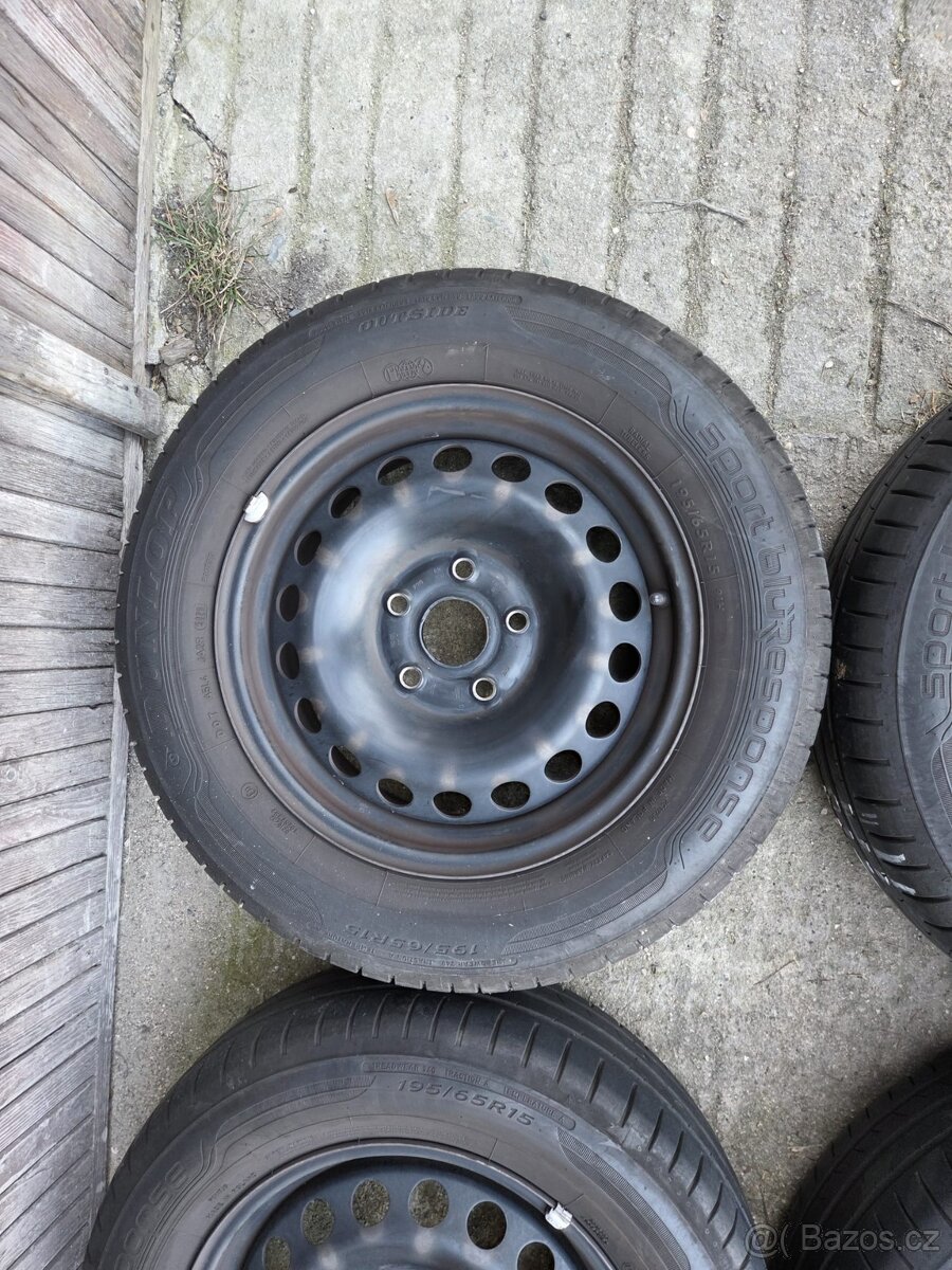 Sada Plechových disků vč letních pneu - 4
