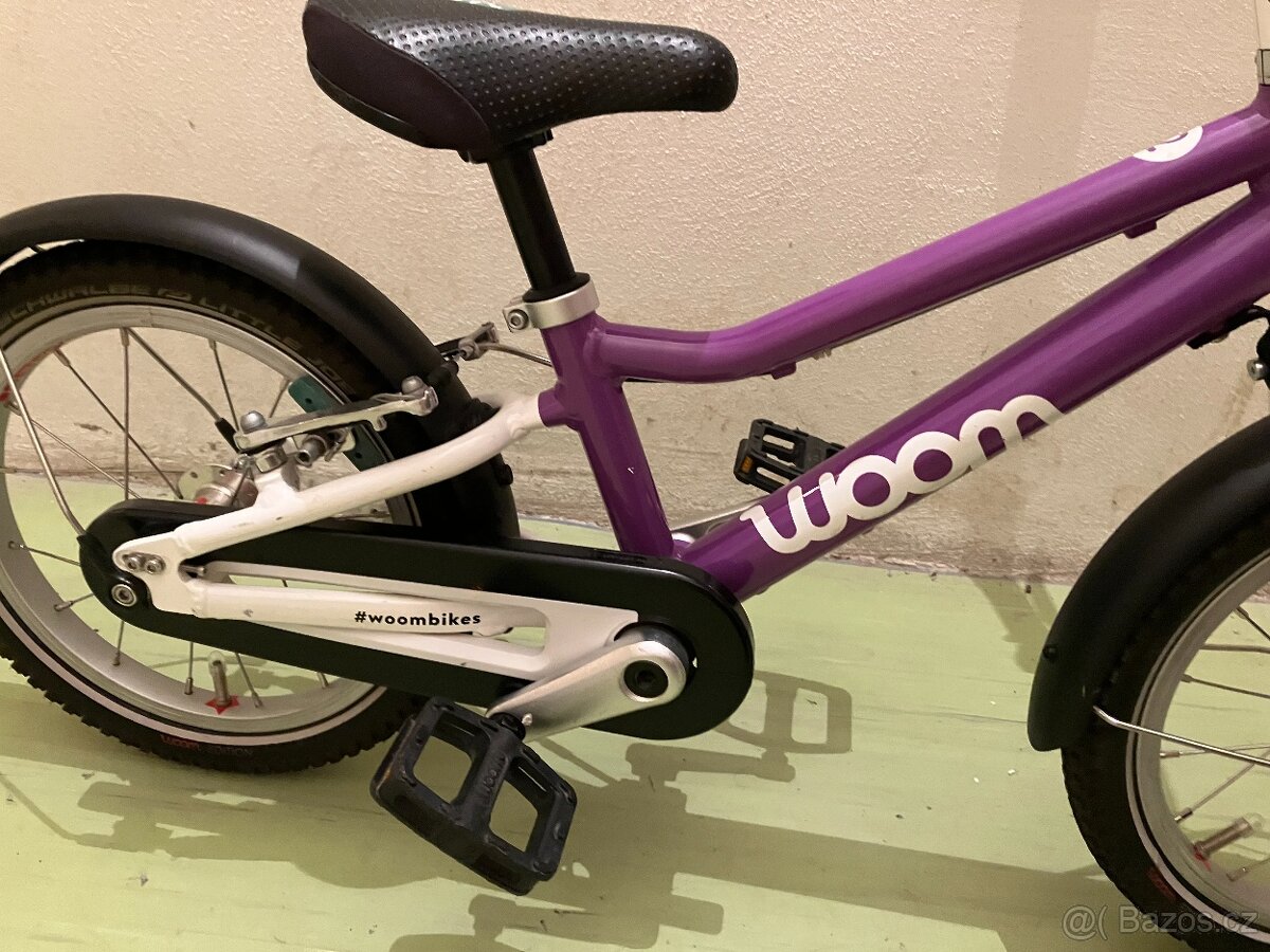 woom 2 14" + blatníky a stojánek - 4
