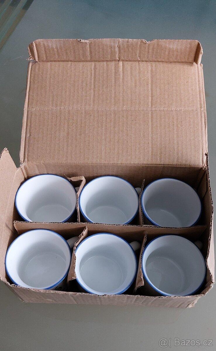 NOVÉ Sada 6 keramických šálků - 4
