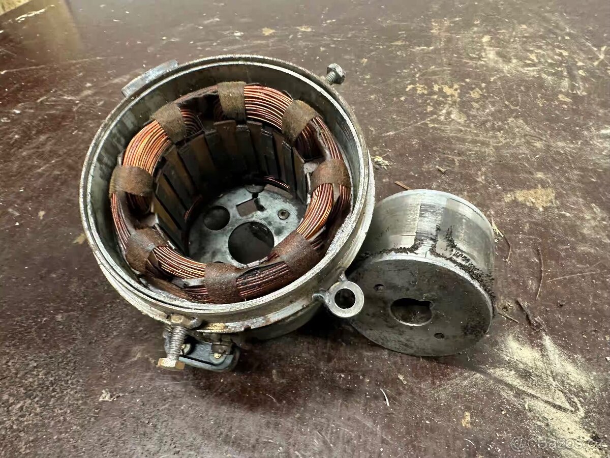 Funkčné zapalovani JAWA Pionýr s prírubu na 175 250 - 4