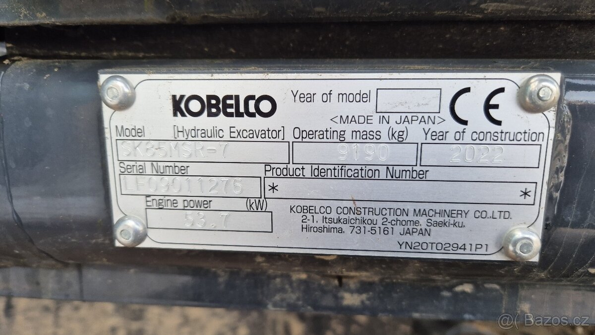 Pásový bagr KOBELCO SK85 MSR7 - 4