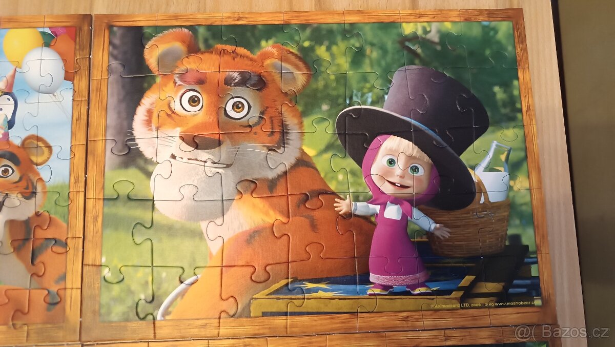 Puzzle Máša a Medvěd 4v1 Trefl - 4