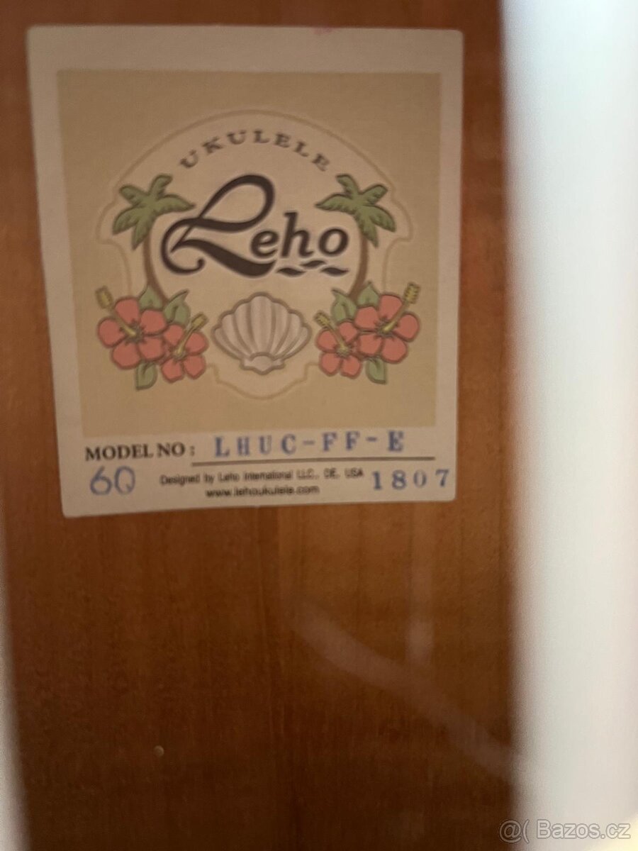 koncertní ukulele Leho - 4