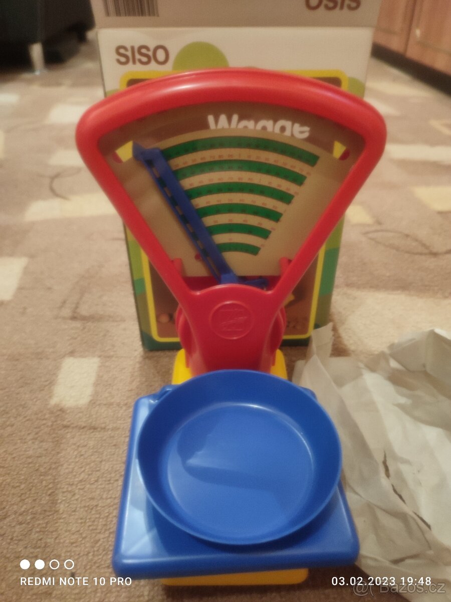 Stará hračka kovap váha - nahraná - 4