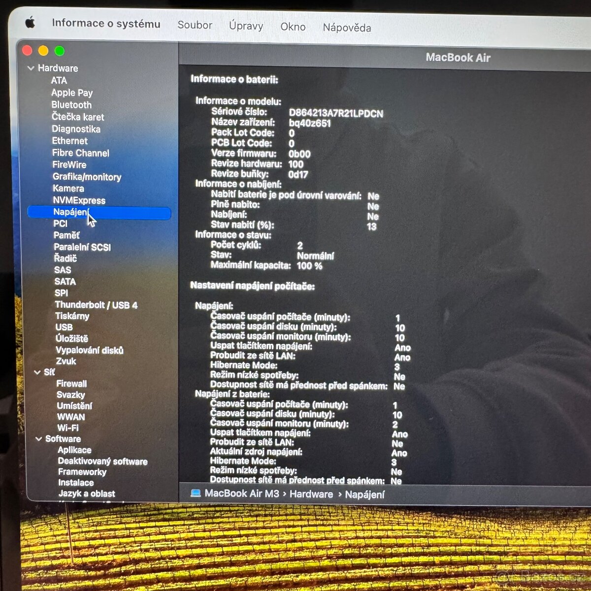 ZÁNOVNÍ MACBOOK AIR 15” M3/512GB/16GB/BATERIE 100% - 4