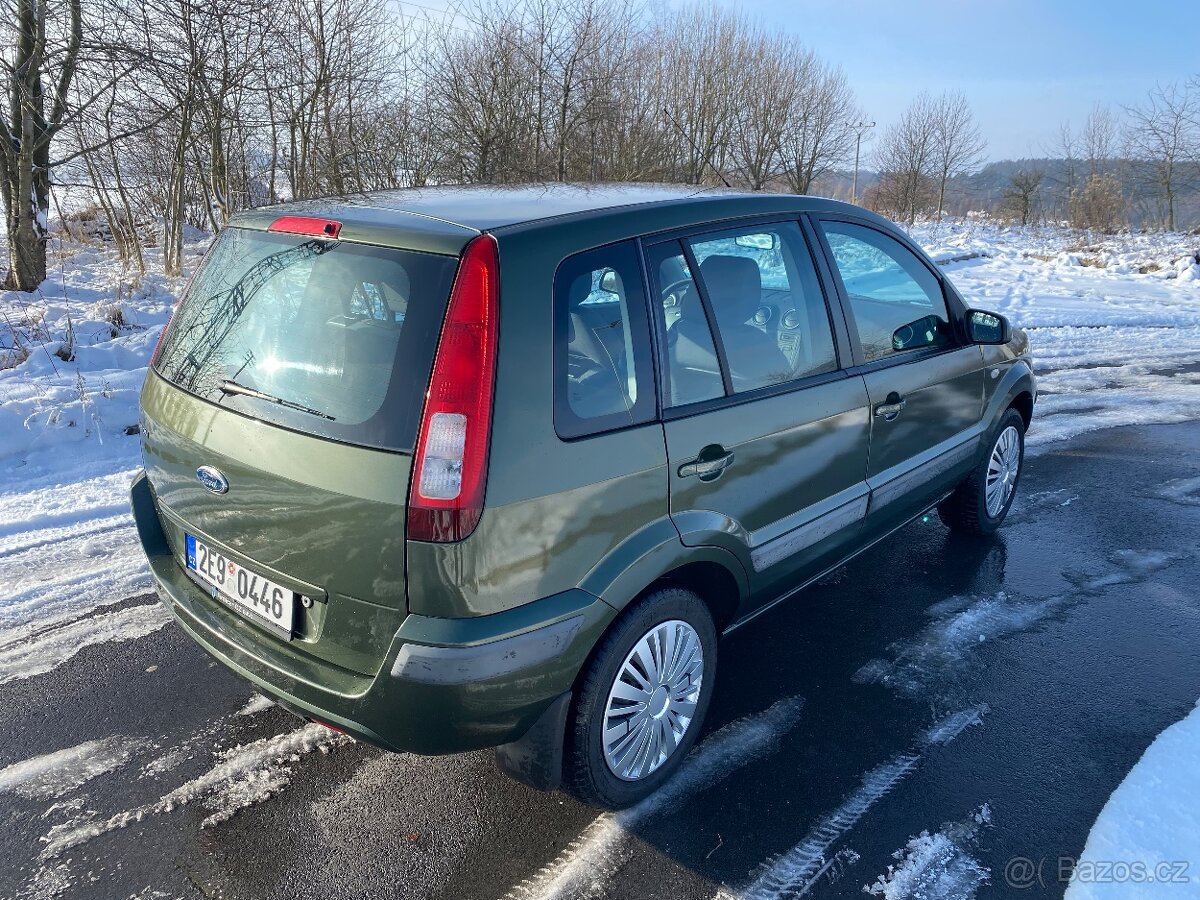 FUSION FACELIFT 1.4 16V 59KW,,KLIMA,,VYHŘEV OKNA,,ZELENÁ MET - 4