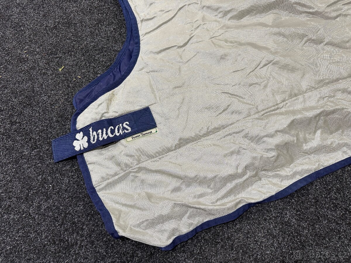 Deka výběhová Bucas-POWER TURNOUT EXTRA HIGH NECK 300G 155cm - 4