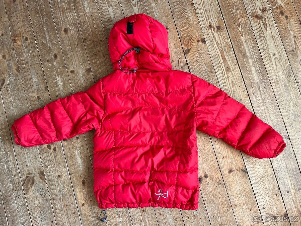 dětská péřová bunda Warmpeace Fox 110/116 - 4