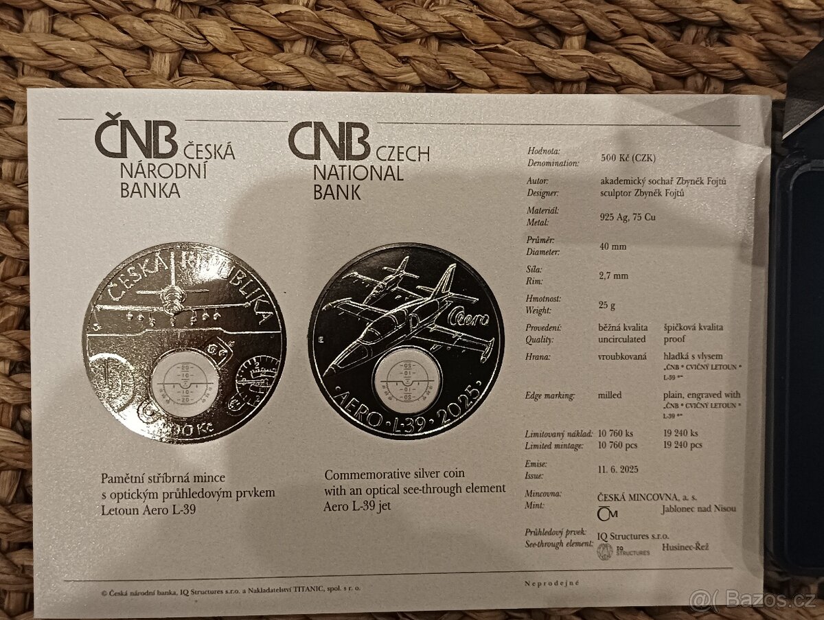 Stříbrná mince Albatros - 4