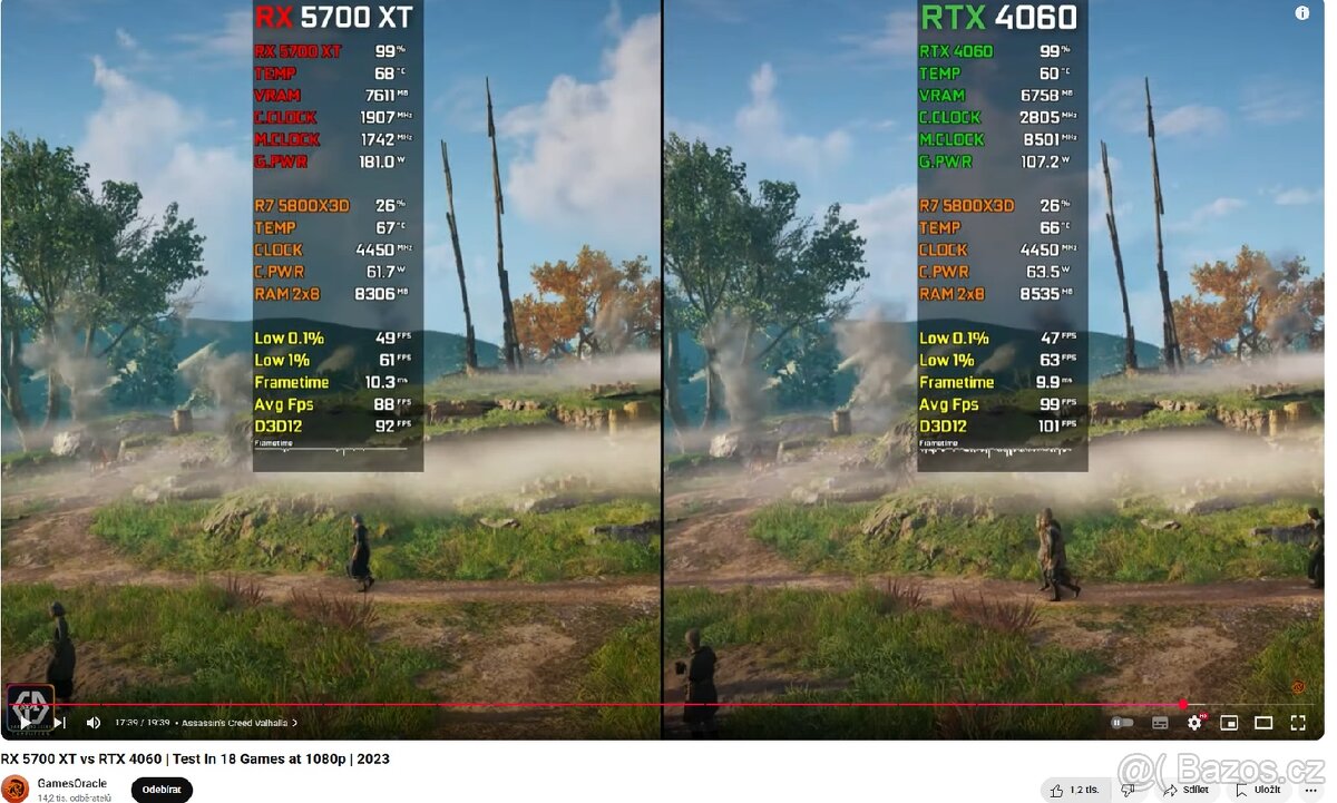 Herní PC, 10 jader a AMD RX5700 XT 8 GB ( podobná RTX 4060) - 4