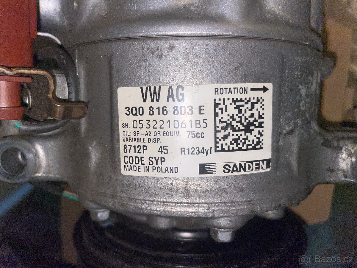 Klimakompresor Audi/Seat/Škoda/VW - 3Q0816803E - 4