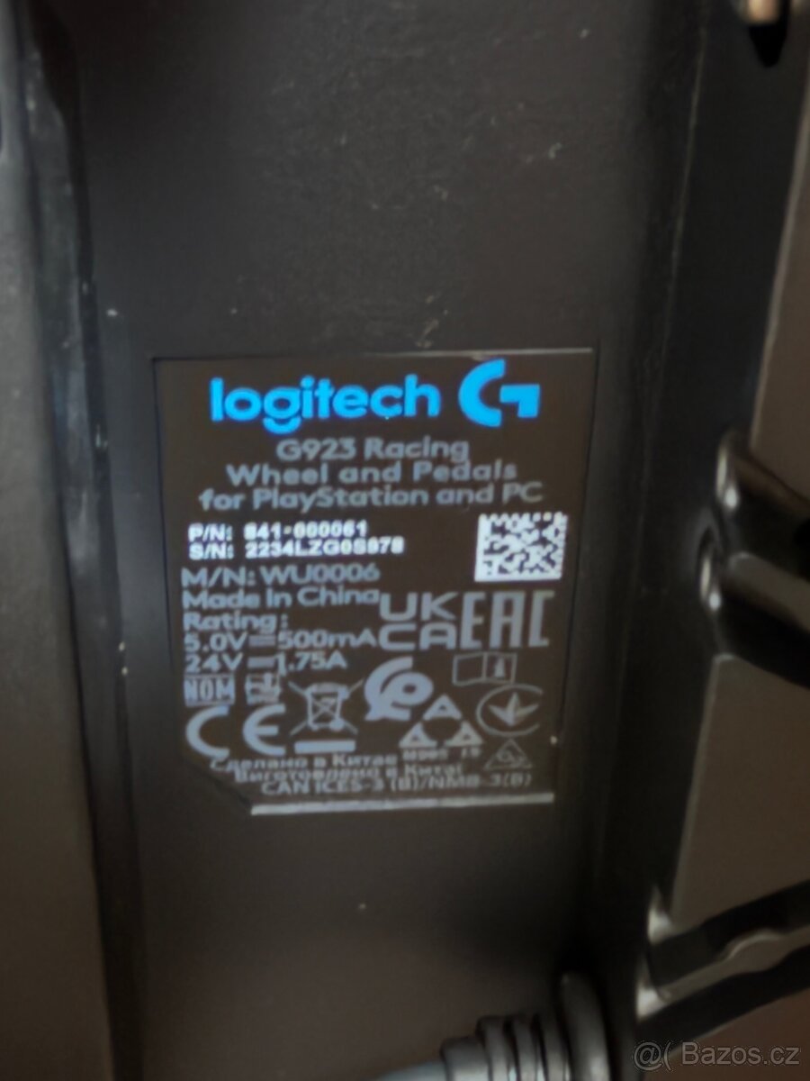 Logitech G923 -Volant+Pedály+Řadící páka (PS / PC) - 4