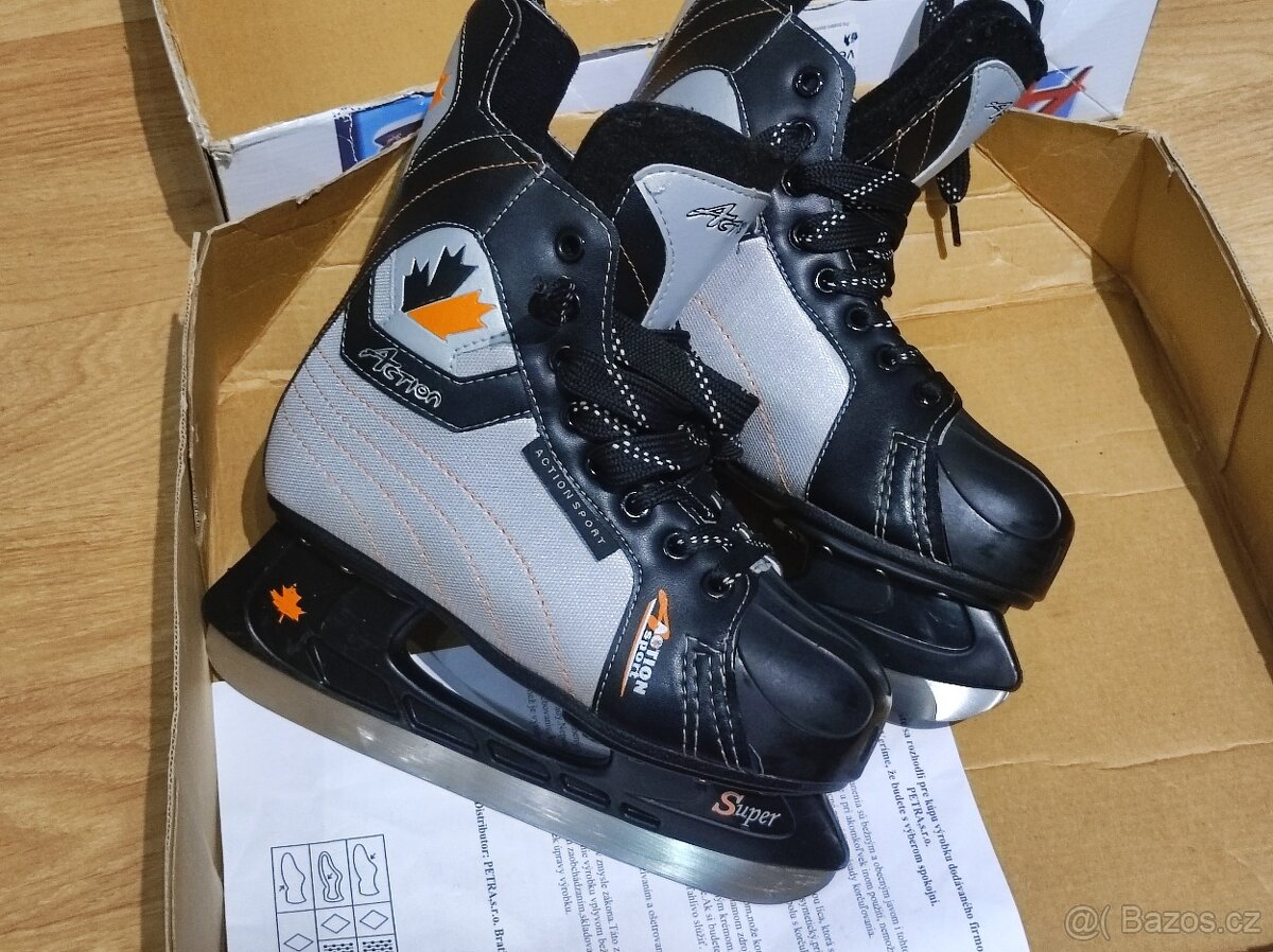 Juniorské hokejové lední brusle vel.38 - 4