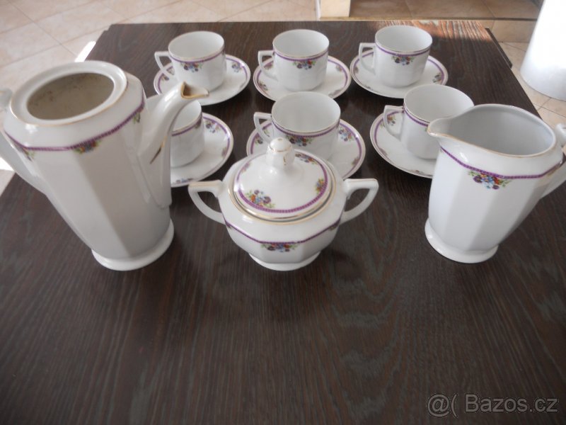 porcelánový servis československo MCP - 4