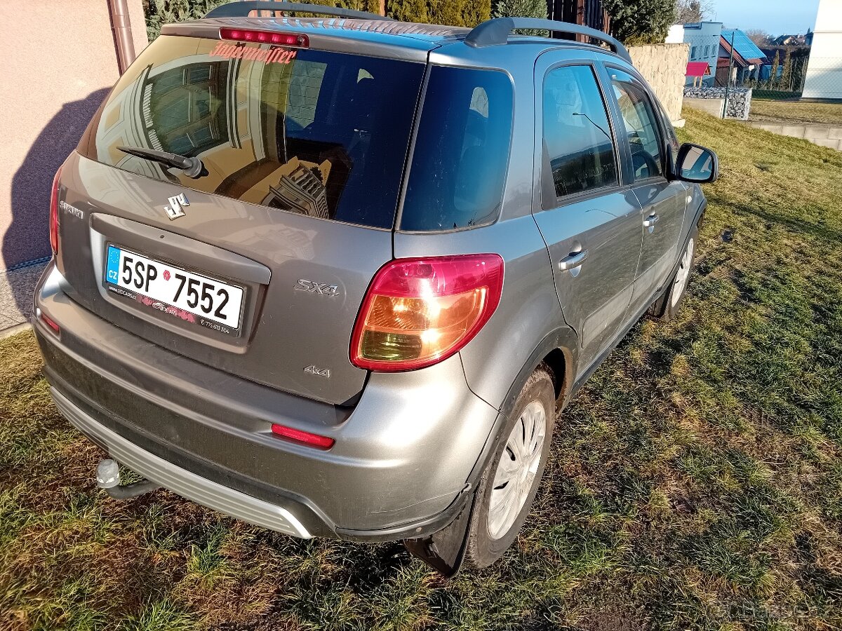 SX4 1,6i terénní 4x4,klima,tažné, výhřevy, r.v.2009 - 4