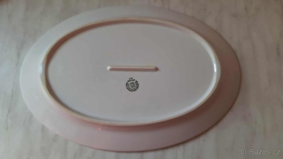 SADA 2 OVÁLNÉ BÍLÉ TALÍŘE. - 4